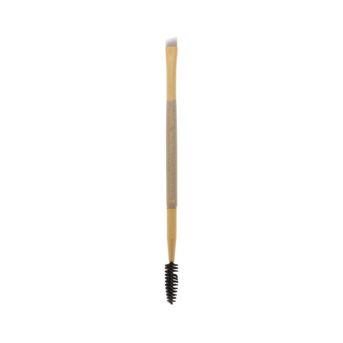Glamour Us_Amorus_Tools &amp; Brushes_Angled Brow &amp; Spoolie 308 - Gold Crush Makeup Brush__BR-308