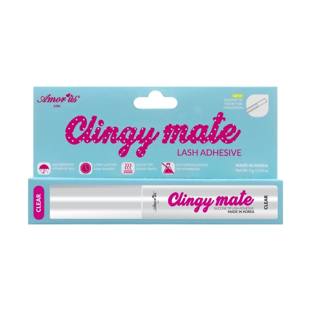 Glamour Us_Amorus_Lashes_Clear - Clingy Mate Lash Adhesive with Silicone Applicator__K-MC4C