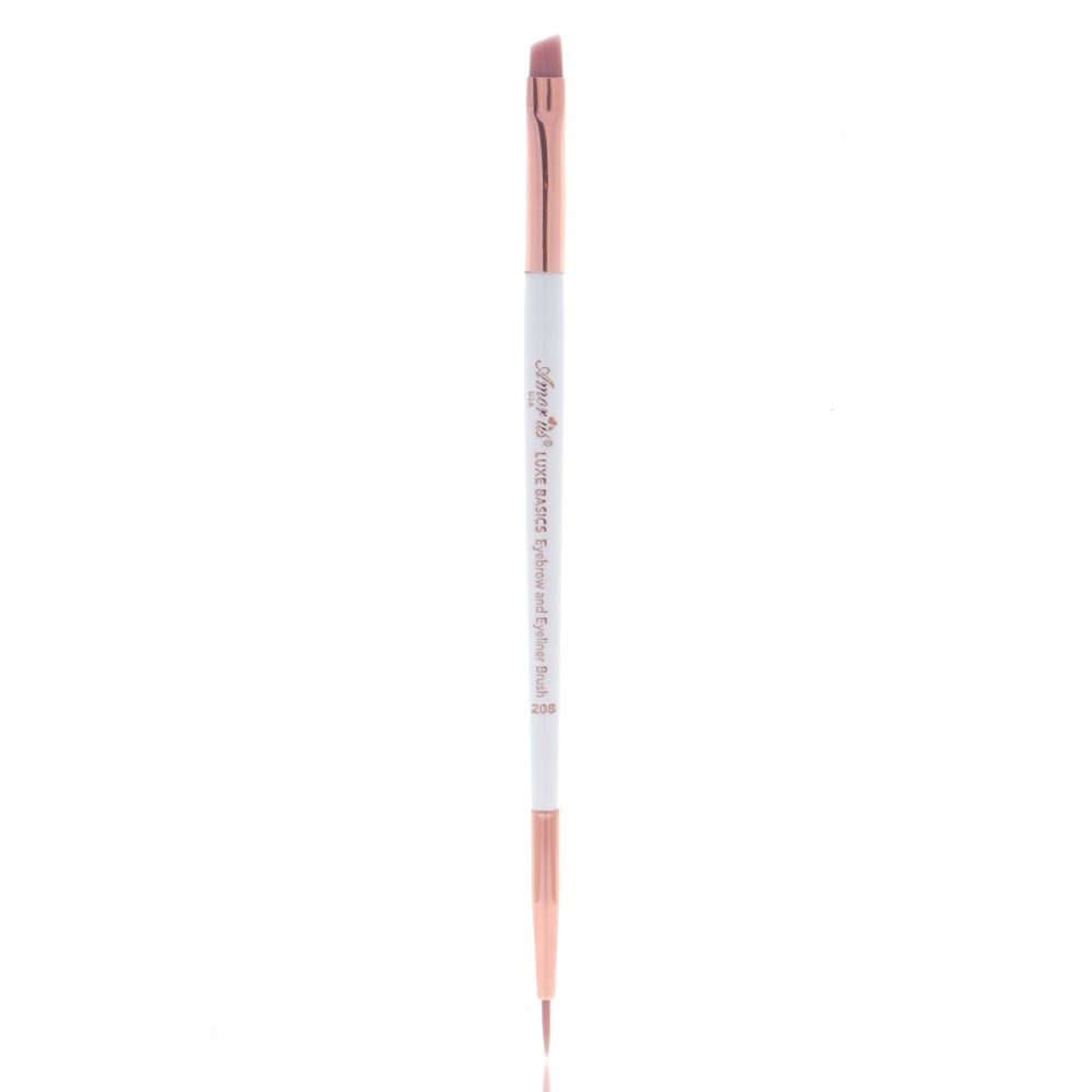 Glamour Us_Amorus_Tools &amp; Brushes_DUO Eyebrow &amp; Eyeliner 208 - Luxe Basics Makeup Brush__PBR - 08 The best affordable Latina and Mexican makeup, beauty and cosmetics supply store in Chula Vista, San Diego