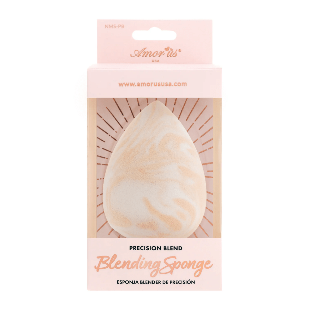 Glamour Us_Amorus_Tools &amp; Brushes_Precision Blender Makeup Sponge_Marble Nude_NMS-PB-NEW
