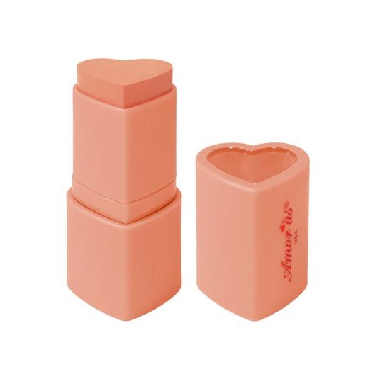 Glamour Us_Amorus_Makeup_Sweet Blush Heart Shaped Stick Blush_Ginger_CO - HBL - 03 The best affordable Latina and Mexican makeup, beauty and cosmetics supply store in Chula Vista, San Diego