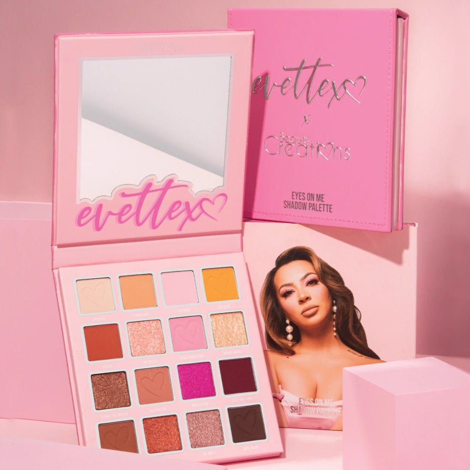 Glamour Us_Beauty Creations_Makeup_Eyes On Me Eyeshadow Palette - EvetteXO Collection__EXO-E16