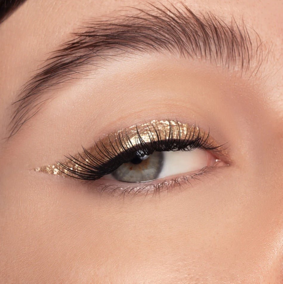 Glamour Us_Beauty Creations_Makeup_Glitterally Perfect - Glitter Eyeliner_24K_BCGP - 03 The best affordable Latina and Mexican makeup, beauty and cosmetics supply store in Chula Vista, San Diego