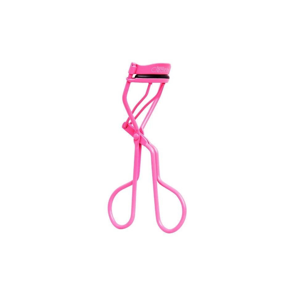 Glamour Us_Beauty Creations_Lashes_Hot Pink Eyelash Curler and Tweezer Set__ELCTset-pink