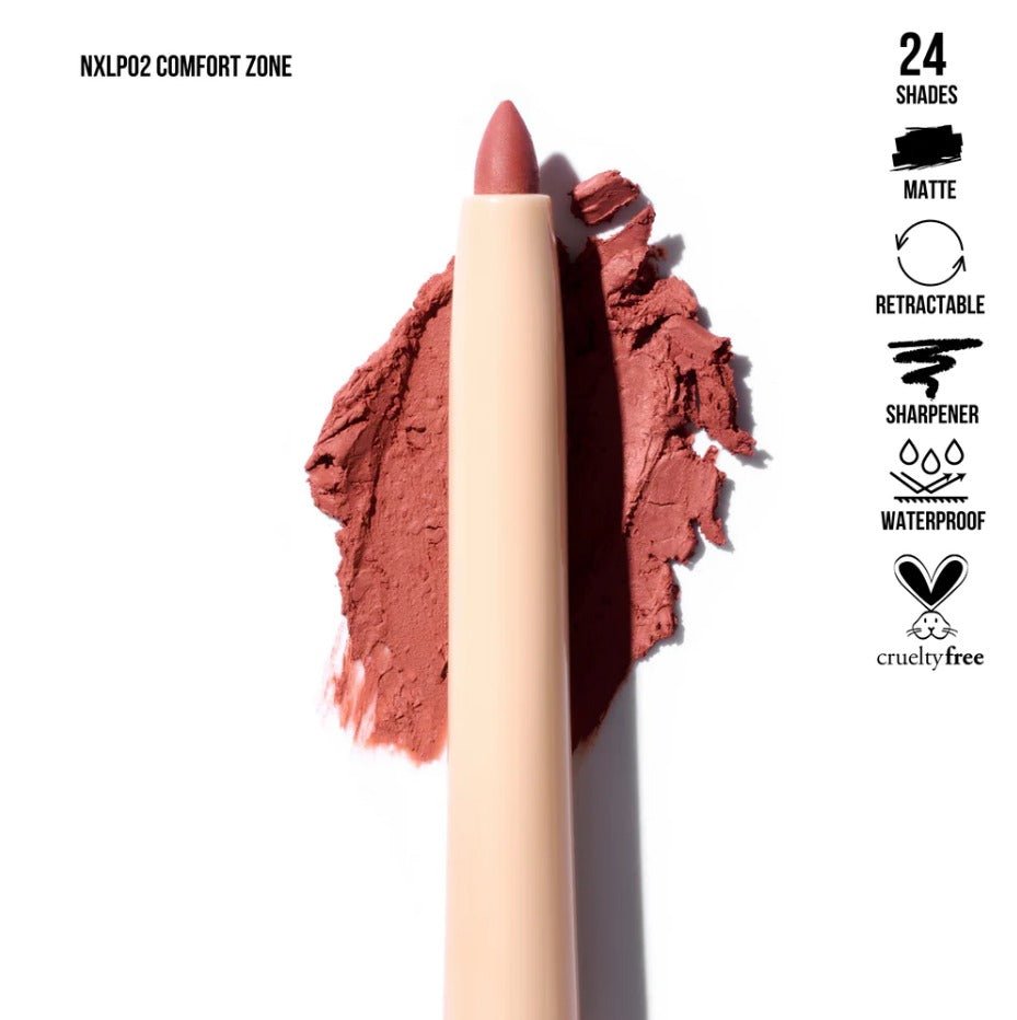 Glamour Us_Beauty Creations_Makeup_NudeX Lip Liner Pencil_Comfort Zone_NXLP02 The best affordable Latina and Mexican makeup, beauty and cosmetics supply store in Chula Vista, San Diego