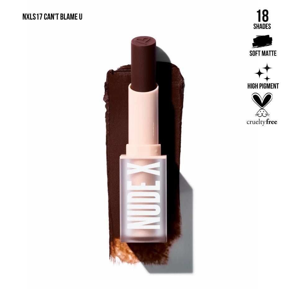 Glamour Us_Beauty Creations_Makeup_Nude X Soft Matte Lipstick_Can&