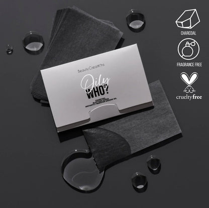 Glamour Us_Beauty Creations_Makeup_Oily Who? Blotting Paper_Charcoal_OCP02
