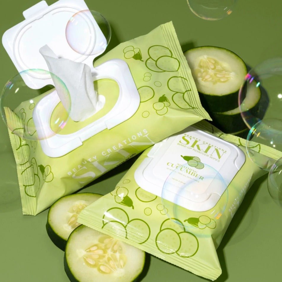 Glamour Us_Beauty Creations_Skincare_Skin Make-Up Remover Wipes_Cucumber_SKW-02