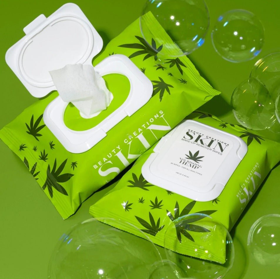 Glamour Us_Beauty Creations_Skincare_Skin Make-Up Remover Wipes_Hemp_SKW-10