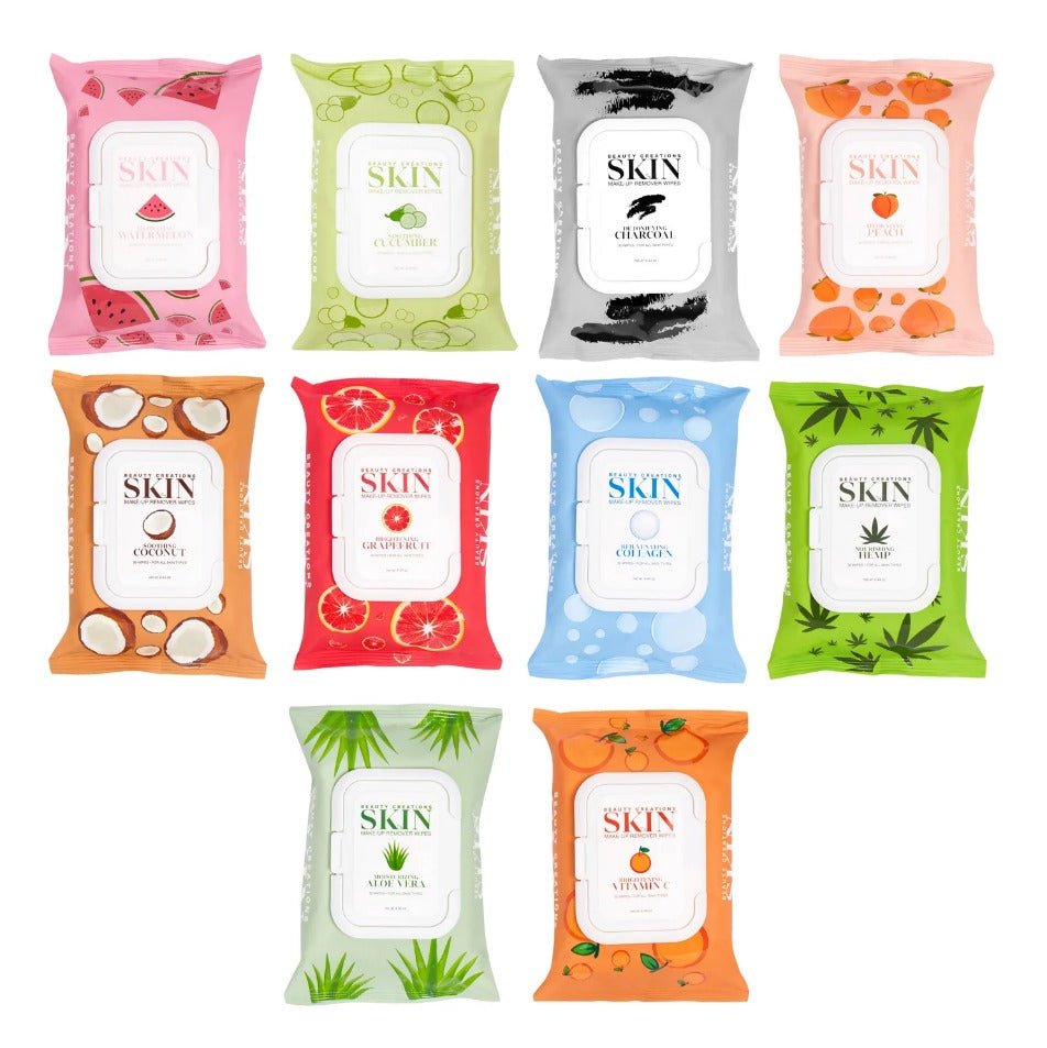 Glamour Us_Beauty Creations_Skincare_Skin Make-Up Remover Wipes_Watermelon_SKW-01