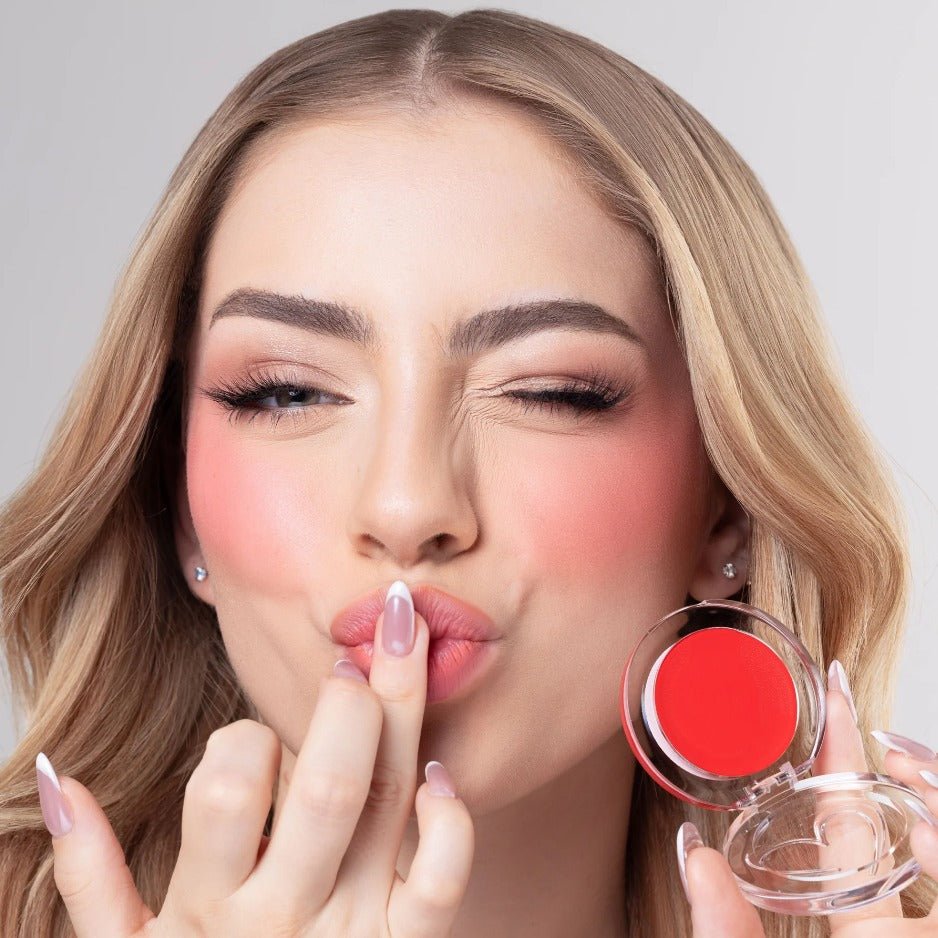 Glamour Us_Beauty Creations_Makeup_Stay Blushing Cute - Lip &amp; Cheek Blush Balm_Neverending_SBCB05 The best affordable Latina and Mexican makeup, beauty and cosmetics supply store in Chula Vista, San Diego