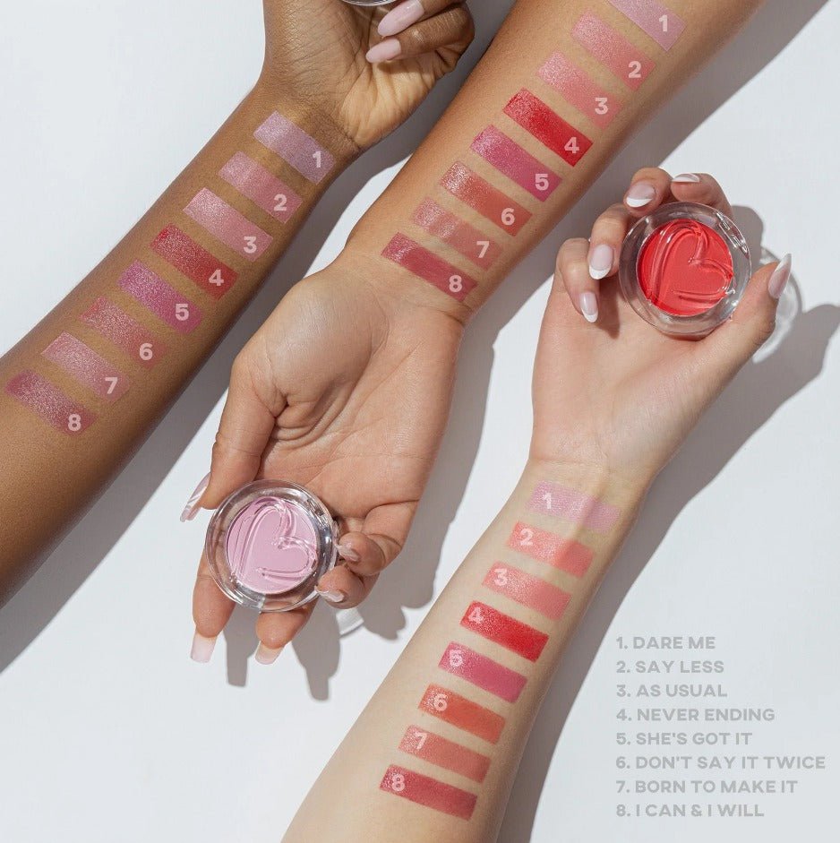 Glamour Us_Beauty Creations_Makeup_Stay Blushing Cute - Lip &amp; Cheek Blush Balm_Sayless_SBCB01 The best affordable Latina and Mexican makeup, beauty and cosmetics supply store in Chula Vista, San Diego