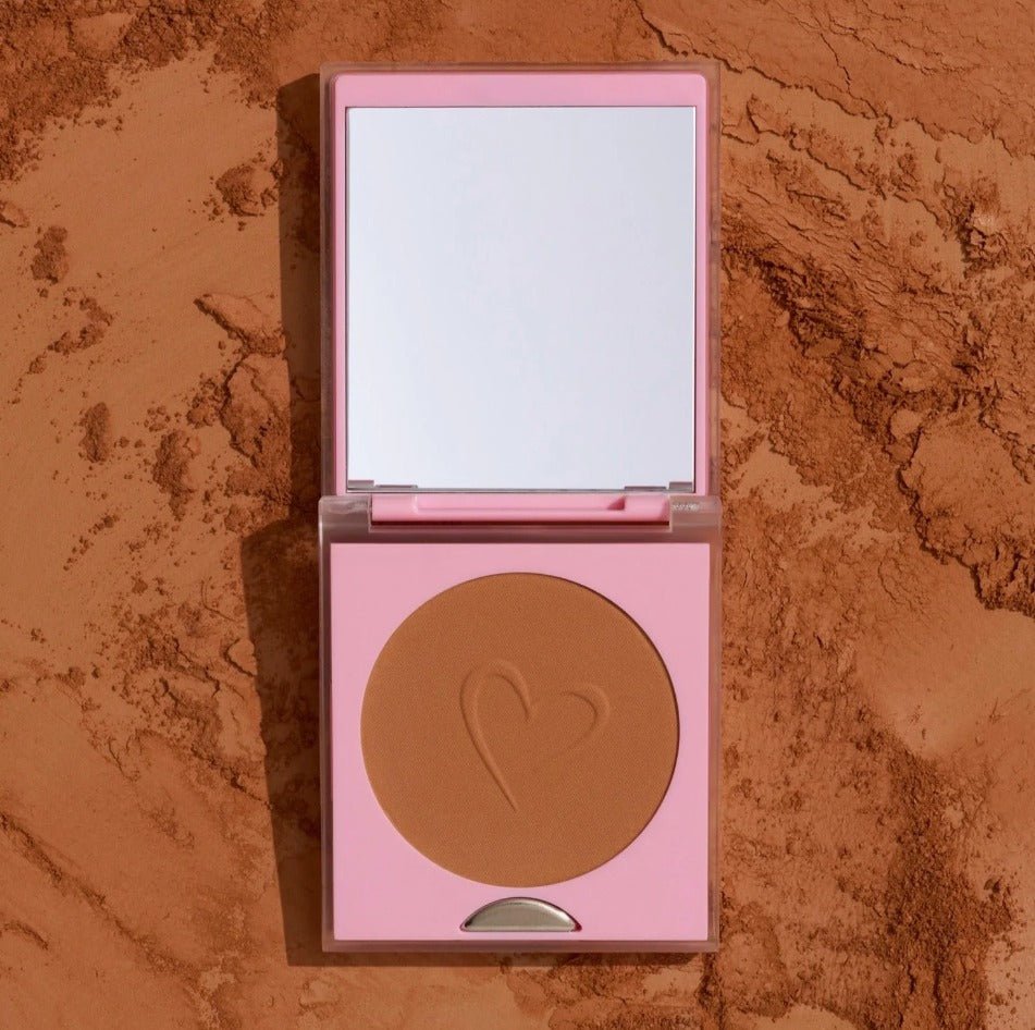 Glamour Us_Beauty Creations_Makeup_Sunless and Sunkissed Perfecting Bronzer Matte_100 Degrees_BR03 The best affordable Latina and Mexican makeup, beauty and cosmetics supply store in Chula Vista, San Diego
