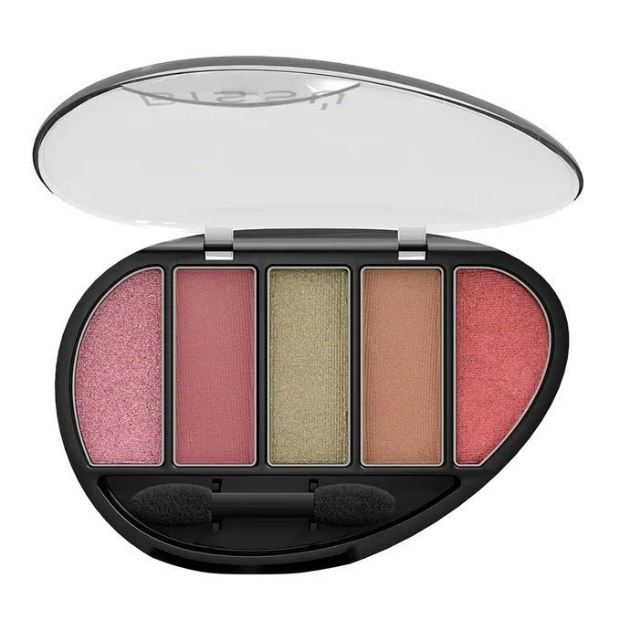 Glamour Us_BISSU_Makeup_Quintet Eyeshadow_28 Vive Feliz_BISSU - QEYS - 28 Latina makeup, beauty and skincare supply store Mexican makeup products