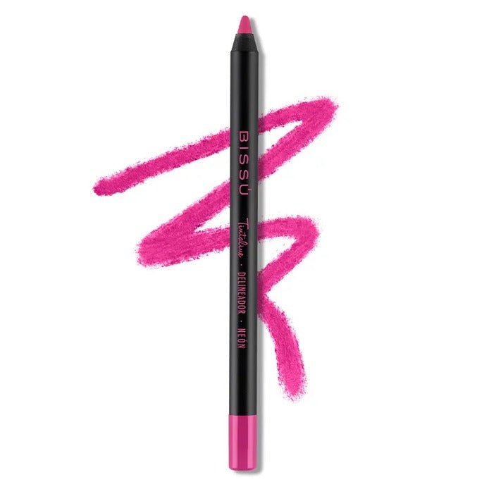 Glamour Us_BISSU_Makeup_Tintaline Neon Waterproof Eye Liner Pencil_Fiebre de Sabádo_BISSU - TLN - 01 The best affordable Latina and Mexican makeup, beauty and cosmetics supply store in Chula Vista, San Diego