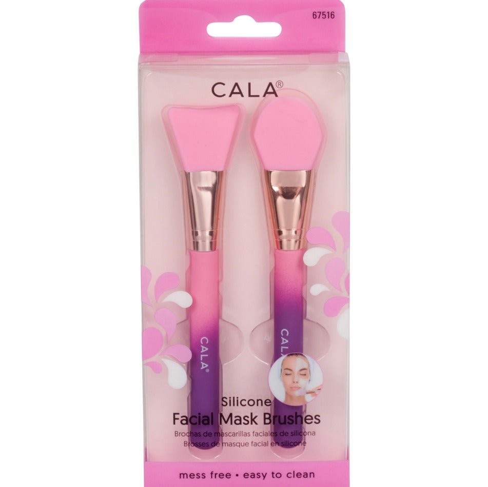 Glamour Us_CALA_Tools & Brushes_Silicone Facial Mask Brushes_Pink_67516