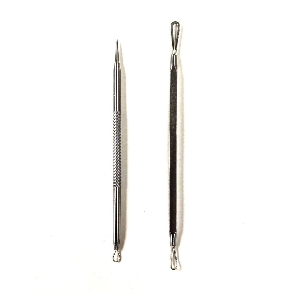 Glamour Us_Celavi_Tools &amp; Brushes_Dual End Acne Extractor Tool Set_Silver_40408