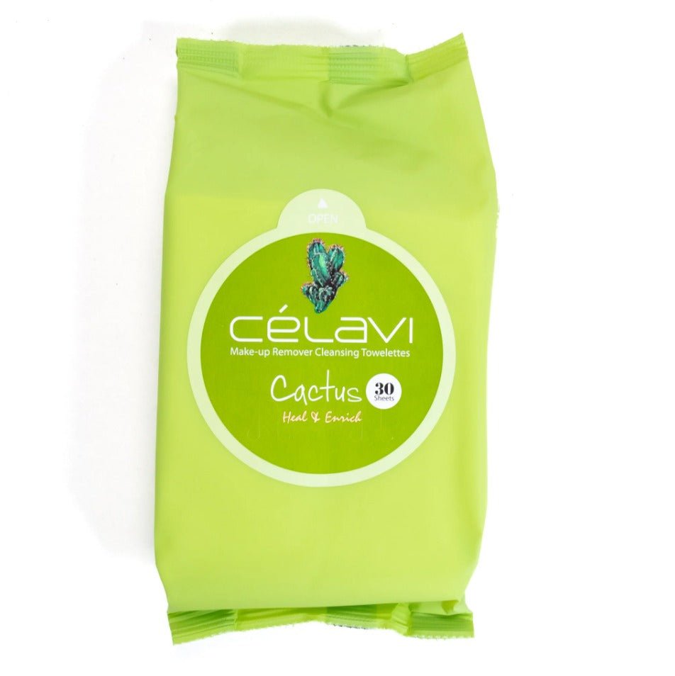 Glamour Us_Celavi_Skincare_Make-up Remover Cleansing Towelettes_Cactus_MT017