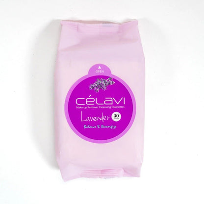 Glamour Us_Celavi_Skincare_Make-up Remover Cleansing Towelettes_Lavender_MT009