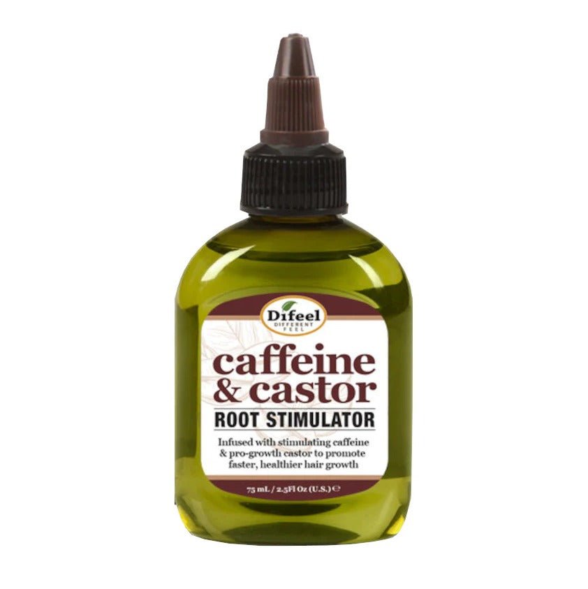 Glamour Us_Difeel_Hair_99% Natural Blend! Caffeine &amp; Castor Premium Hair Oil__SH16 - CAF25 The best affordable Latina and Mexican makeup, beauty and cosmetics supply store in Chula Vista, San Diego