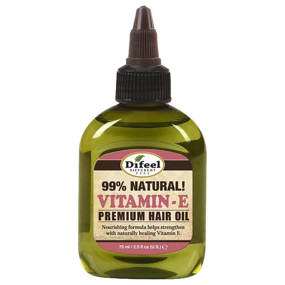 Glamour Us_Difeel_Hair_99% Natural Blend! Vitamin-E Premium Hair Oil__SH10-VIT25
