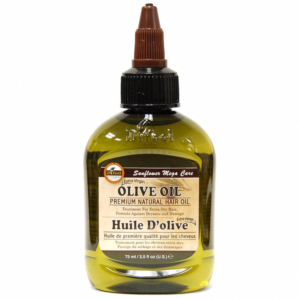 Glamour Us_Difeel_Hair_99% Natural! Olive Oil Premium Hair Oil__SH10 - OLI25 The best affordable Latina and Mexican makeup, beauty and cosmetics supply store in Chula Vista, San Diego