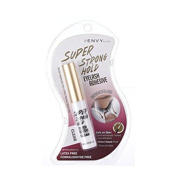 Glamour Us_i - ENVY by KISS_Lashes_Clear - Super Strong Hold Brush - on Lash Adhesive 5 ml.__KPEG06 The best affordable Latina and Mexican makeup, beauty and cosmetics supply store in Chula Vista, San Diego