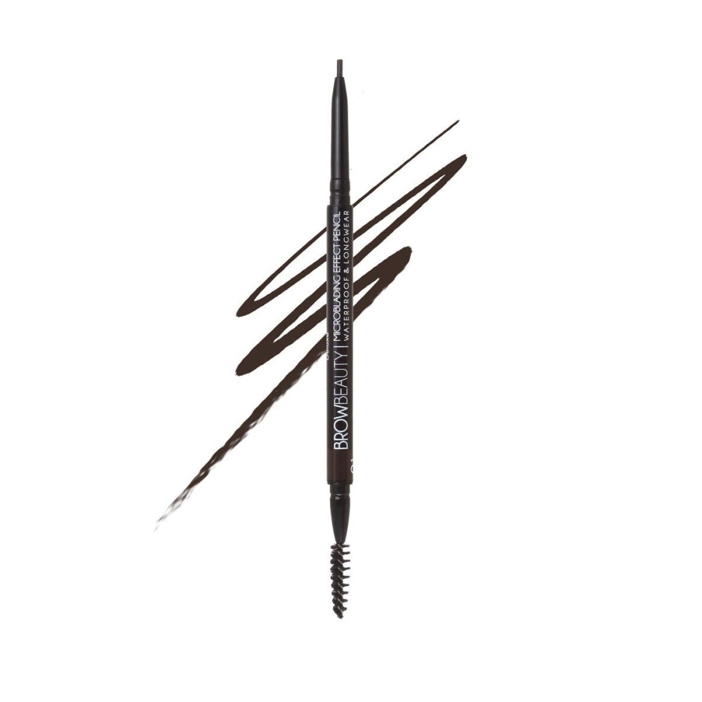 Glamour Us_Italia Deluxe_Makeup_Brow Beauty Microblading Effect Brow Pencil_Black Brown_800-801