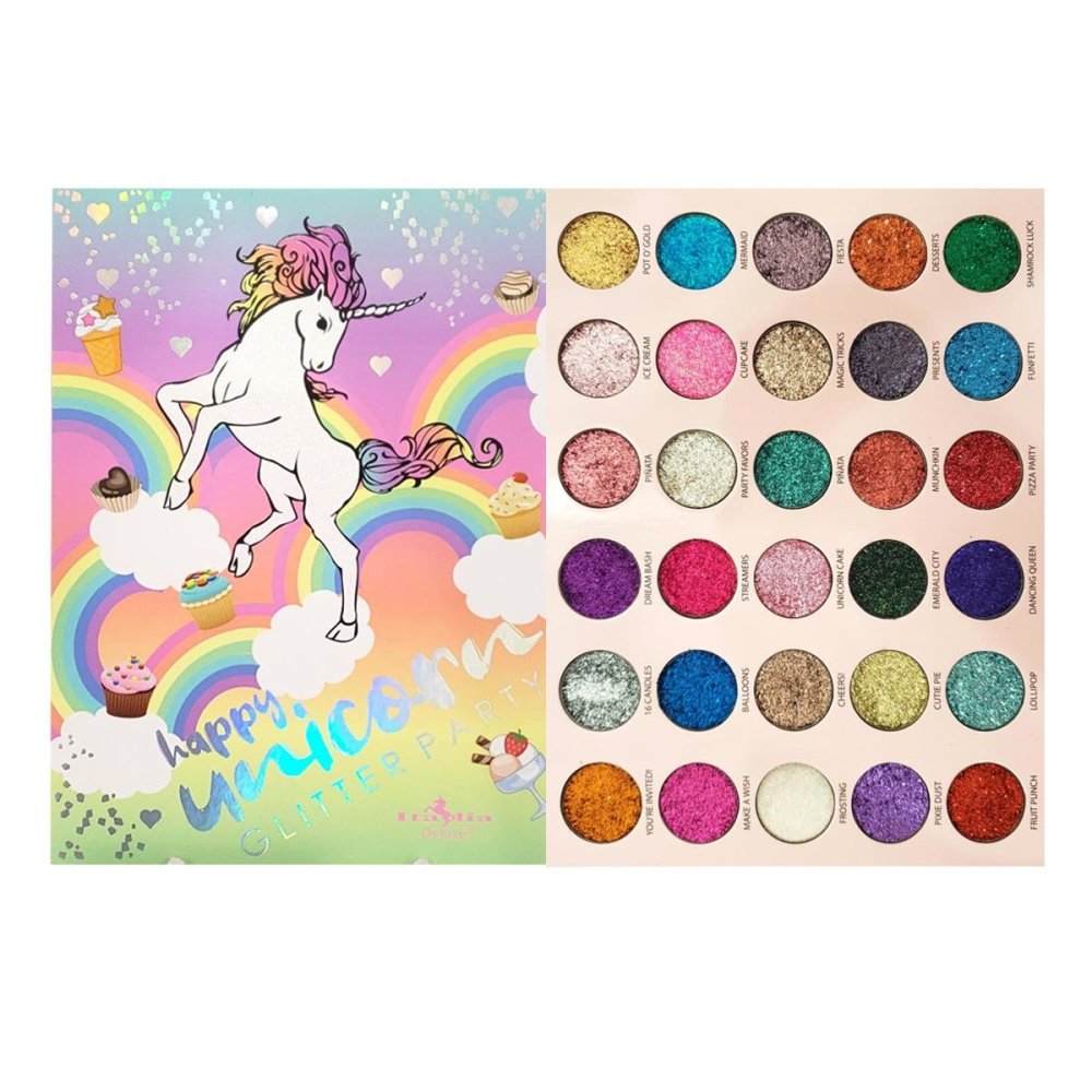 Glamour Us_Italia Deluxe_Makeup_Happy Unicorn Glitter Party Palette__2030UGP