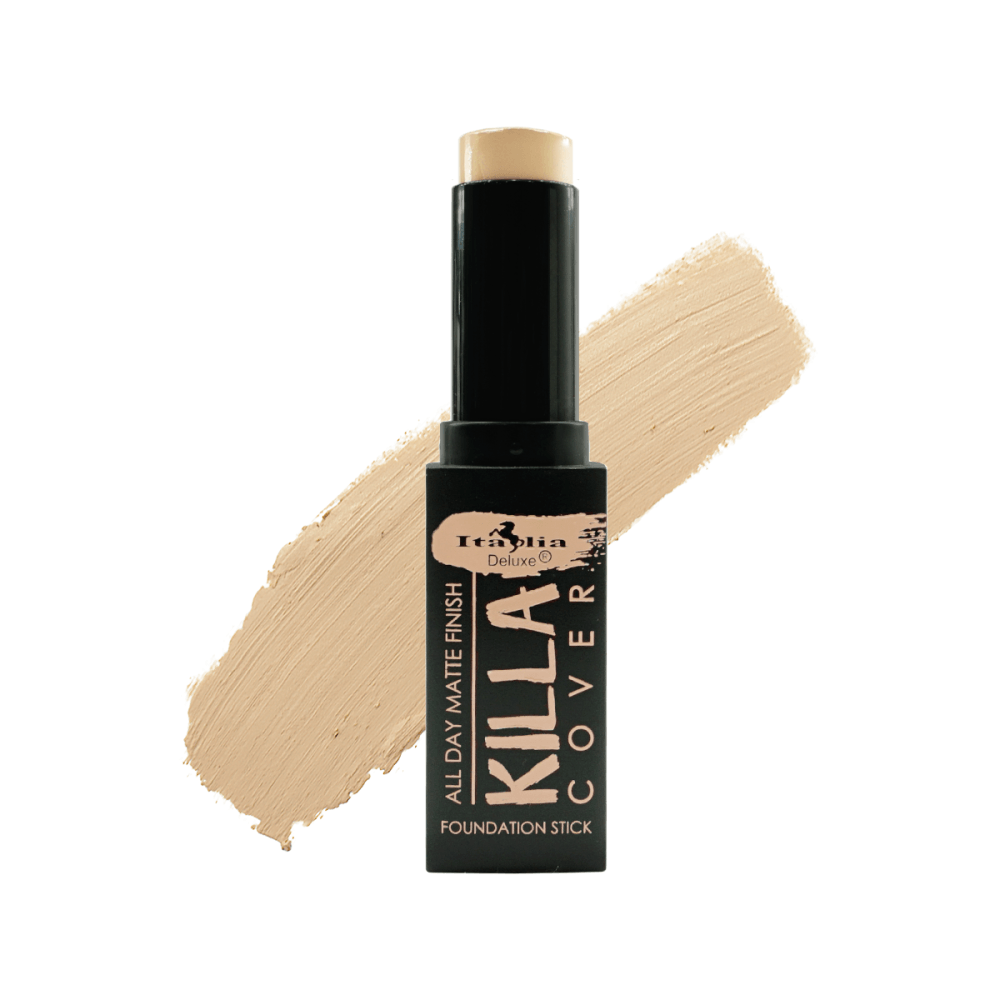 Glamour Us_Italia Deluxe_Makeup_Killa Cover All Day Matte Foundation Stick_Natural Ivory_110-1