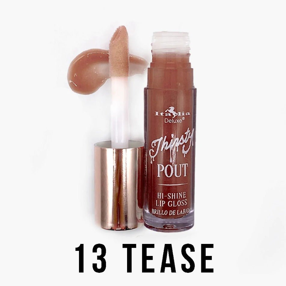 Glamour Us_Italia Deluxe_Makeup_Thirsty Pout Hi-Shine Lipgloss_Tease_622105-13