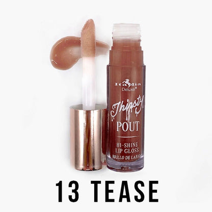 Glamour Us_Italia Deluxe_Makeup_Thirsty Pout Hi-Shine Lipgloss_Tease_622105-13