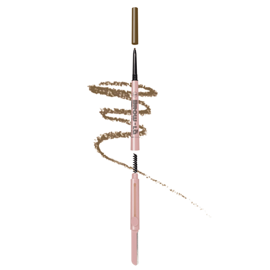 Glamour Us_Jcat_Makeup_3 in 1 Mapping &amp; Shaping Brow Pencil_Medium Cool Brown_MSP103