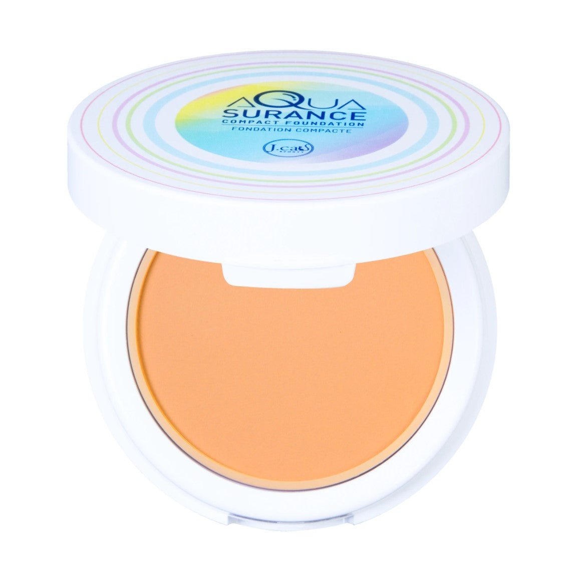 Glamour Us_Jcat_Makeup_Aquasurance Compact Foundation_Light Beige_ACF102A The best affordable Latina and Mexican makeup, beauty and cosmetics supply store in Chula Vista, San Diego