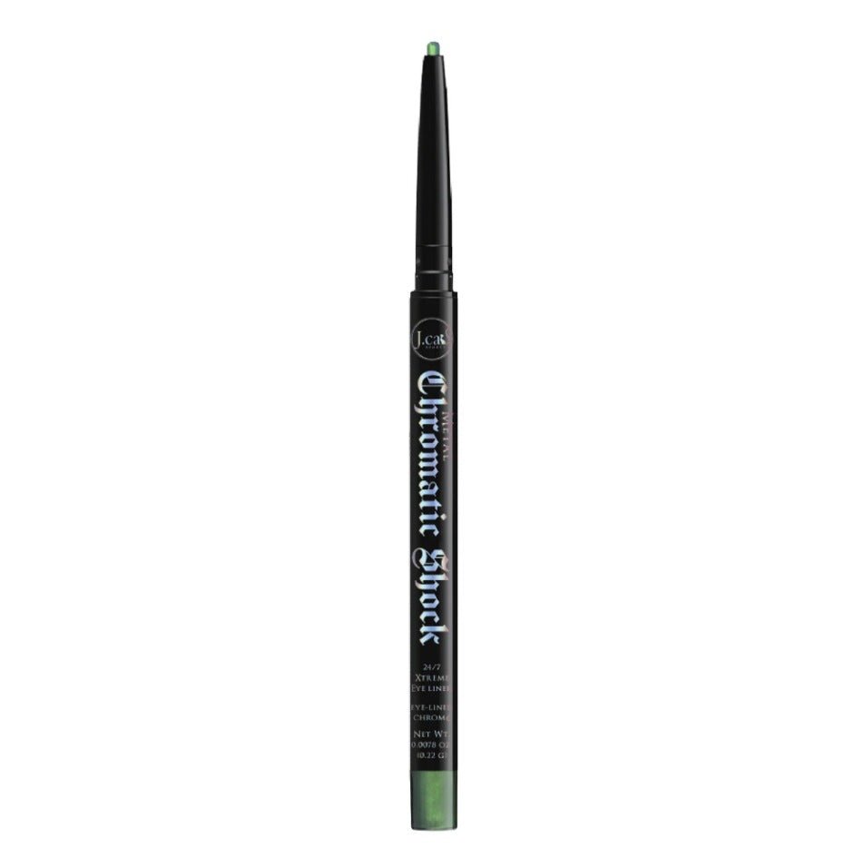 Glamour Us_Jcat_Makeup_Chromatic Shock 24/7 Xtreme Eyeliner Pencil_Glimmer Glow_CEL108 The best affordable Latina and Mexican makeup, beauty and cosmetics supply store in Chula Vista, San Diego