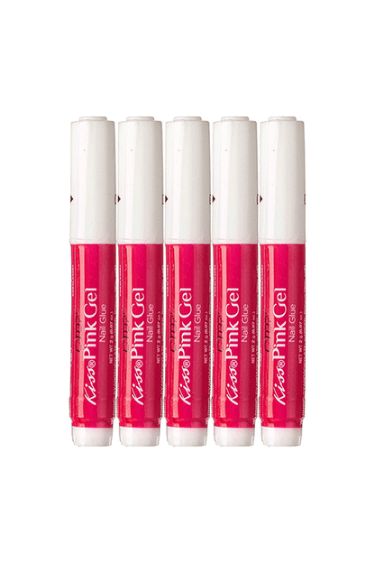 Glamour Us_Kiss_Nails_Pink Gel Nail Glue__IBGL04 The best affordable Latina and Mexican makeup, beauty and cosmetics supply store in Chula Vista, San Diego