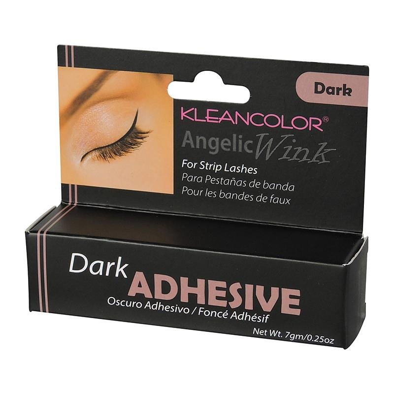 Glamour Us_Kleancolor_Lashes_Dark - Angelic Wink for Strip Lashes Lash Adhesive 7 g.__EA7D