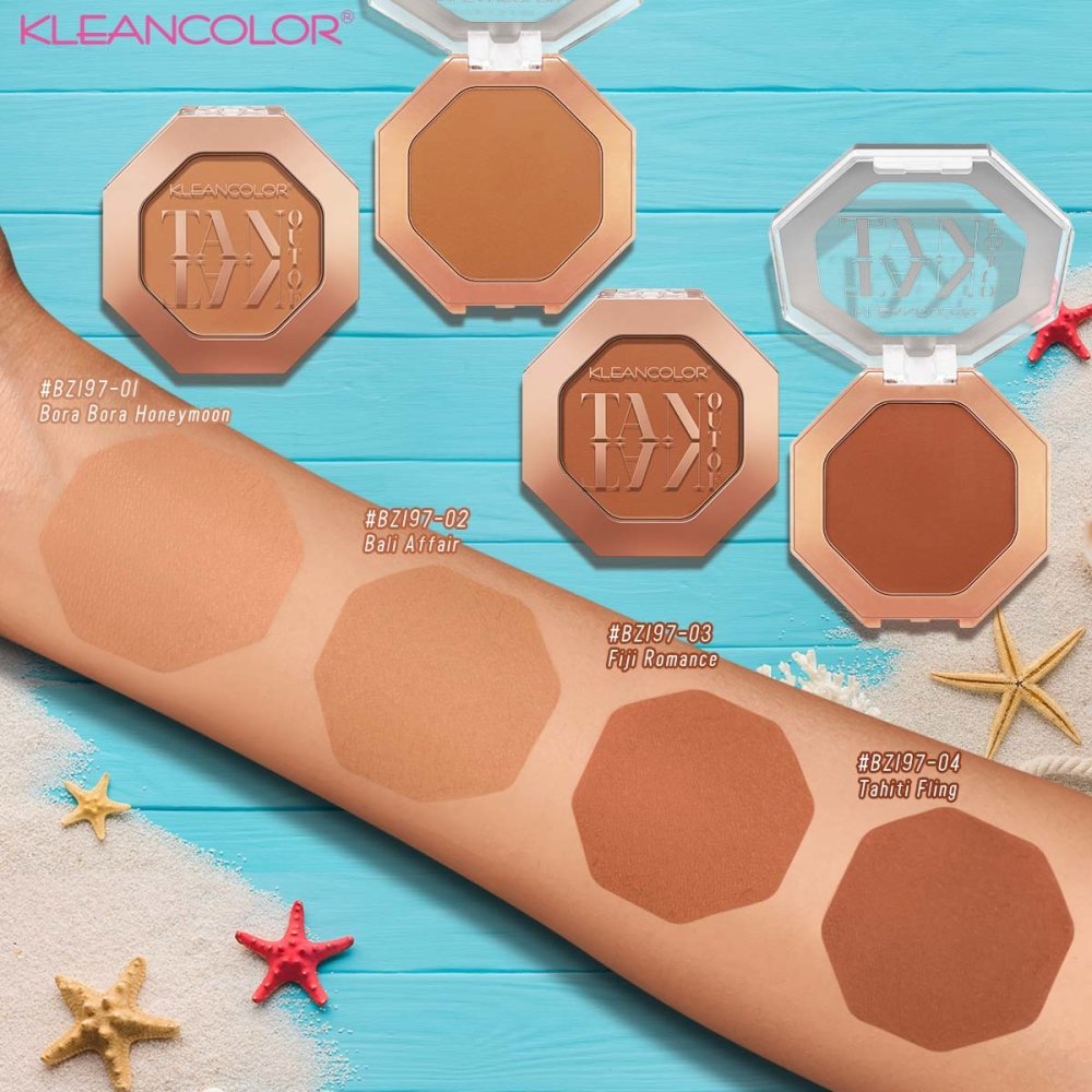 Glamour Us_Kleancolor_Makeup_Tan Out of Tan Bronzer_Tanning Bed_BZ198-8