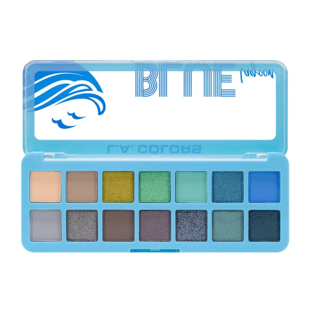 Glamour Us_L.A. Colors_Makeup_Coastal Chill Eyeshadow Palette_Blue Lagoon_CES-439