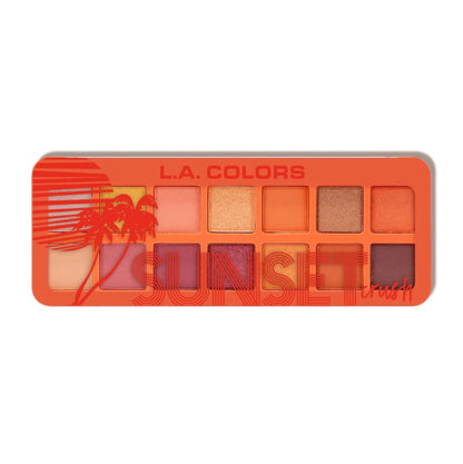 Glamour Us_L.A. Colors_Makeup_Coastal Chill Eyeshadow Palette_Sunset Crush_CES-437