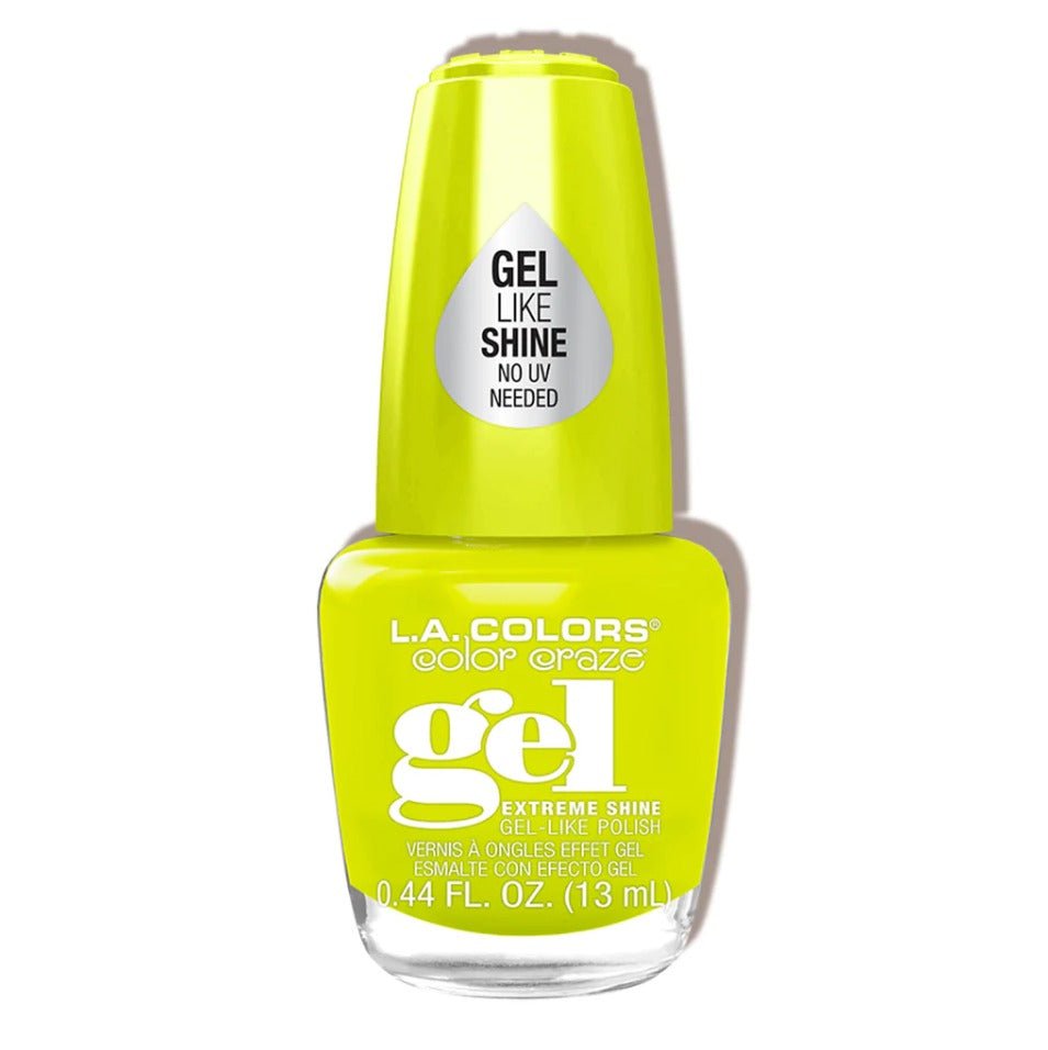 Glamour Us_L.A. Colors_Nails_Creamy Neon Gel Like Extreme Shine Nail Polish_Day Glow_CNL223 The best affordable Latina and Mexican makeup, beauty and cosmetics supply store in Chula Vista, San Diego