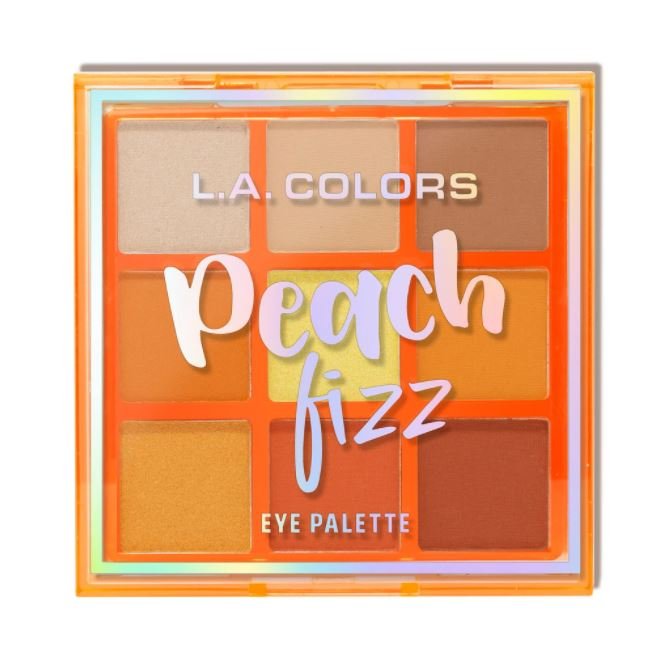 Glamour Us_L.A. Colors_Makeup_Fruity Fun Eyeshadow Palette_Peach Fizz_CES493