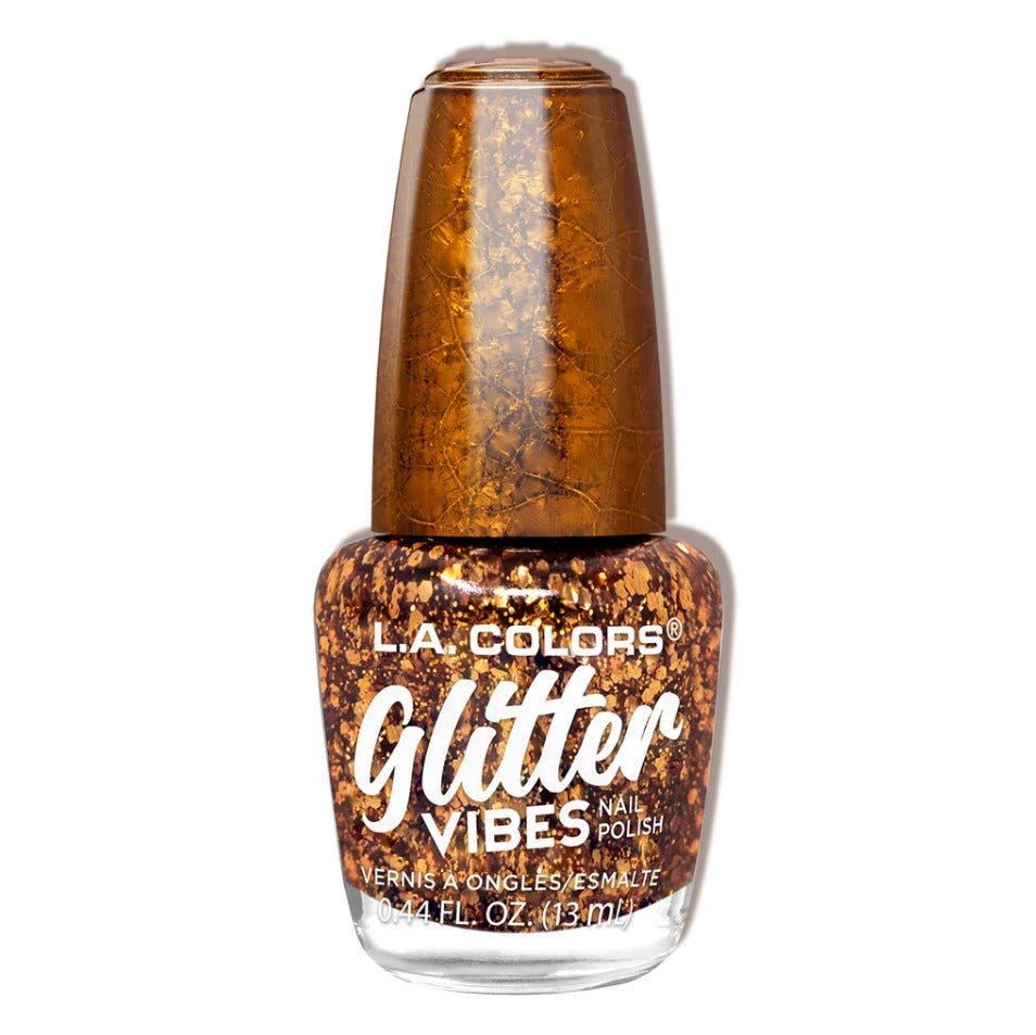 Glamour Us_L.A. Colors_Nails_Glitter Vibes Nail Polish_Finesse_CNL361 The best affordable Latina and Mexican makeup, beauty and cosmetics supply store in Chula Vista, San Diego