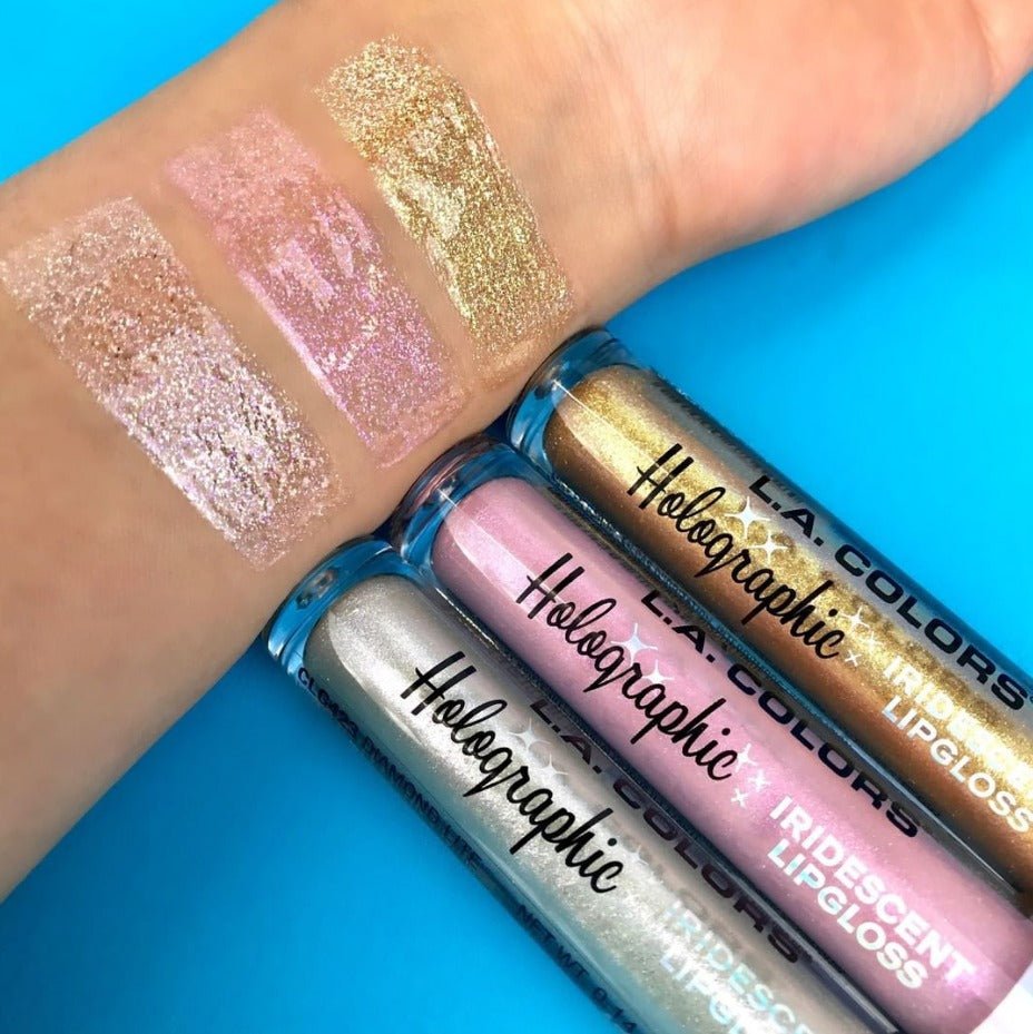 Official L.A. COLORS Cosmetics on Instagram: Alert 🚨 – May cause endless  compliments 💋! Our viral Holographic Iridescent Lipgloss will have you on  swipe, sparkle & repeat! ✨⁠ ⁠ Available at select @
