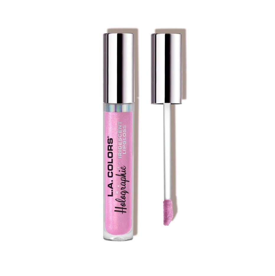 Glamour Us_L.A. Colors_Makeup_Holographic Iridescent Lipgloss_Sugared_CLG421