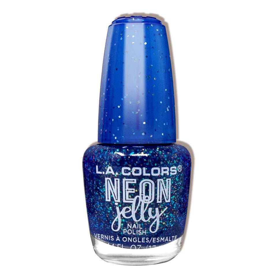 Glamour Us_L.A. Colors_Nails_Neon Jelly Nail Polish_Razzle Berry_CNL368 The best affordable Latina and Mexican makeup, beauty and cosmetics supply store in Chula Vista, San Diego