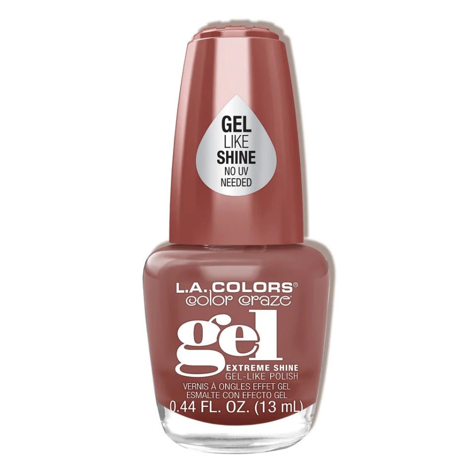 Glamour Us_L.A. Colors_Nails_Nude Collection Gel Like Nail Polish_Teddy Bare_CNL412 The best affordable Latina and Mexican makeup, beauty and cosmetics supply store in Chula Vista, San Diego