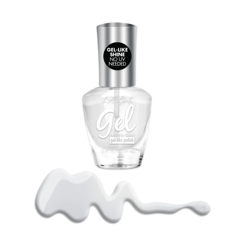 Glamour Us_L.A. Girl_Nails_Bare It All Nude Gel Like Nail Polish_Clear_GNL651 The best affordable Latina and Mexican makeup, beauty and cosmetics supply store in Chula Vista, San Diego