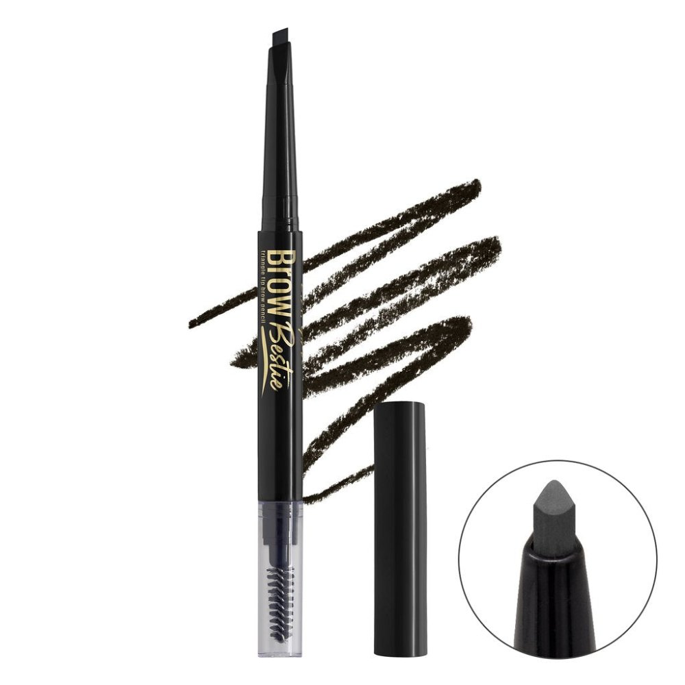 Glamour Us_L.A. Girl_Makeup_Brow Bestie Triangular Auto Eyebrow Pencil_Black Brown_GBP378 The best affordable Latina and Mexican makeup, beauty and cosmetics supply store in Chula Vista, San Diego