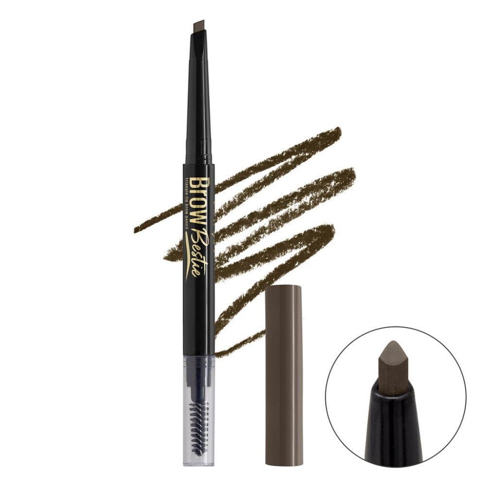 Glamour Us_L.A. Girl_Makeup_Brow Bestie Triangular Auto Eyebrow Pencil_Brunette_GBP376 The best affordable Latina and Mexican makeup, beauty and cosmetics supply store in Chula Vista, San Diego